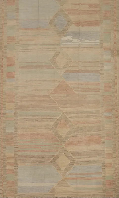 Geometric Kilim Flat Weave Area Rug 5x8