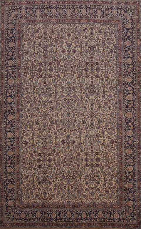 Vegetable Dye Kerman Persian Large Rug 11x17