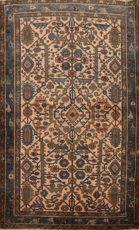 Vegetable Dye Wool Lilian Persian Rug 4x7