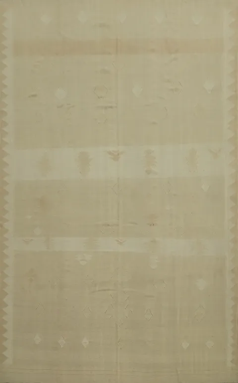 Earth Tone Wool Kilim Handwoven Area Rug 9x12