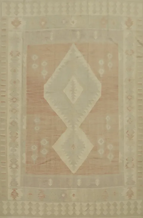Soft-Toned Kilim Large Rug 9x12 Enrich Your Space with Timeless Beauty