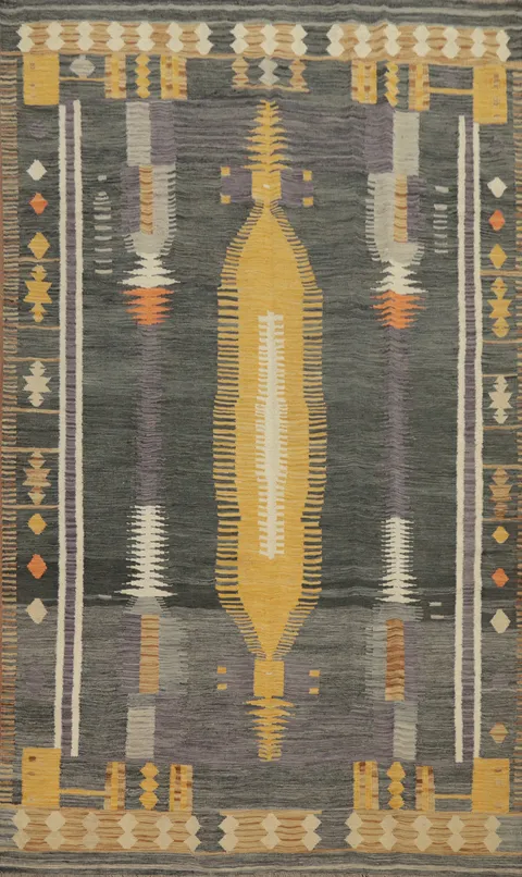 Tribal Wool Kilim Handwoven Area Rug 6x9