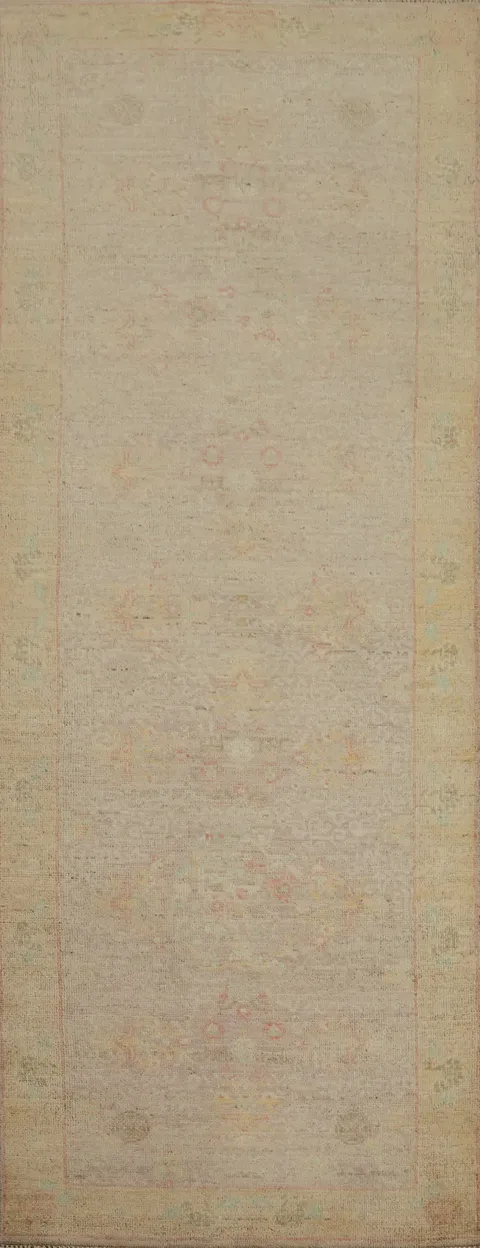Vegetable Dye Ziegler Handmade Runner Rug 3x8