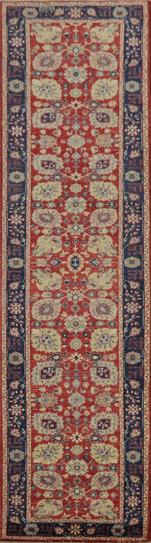 Timeless Hallway Decor Ziegler Elegant Red Runner Rug 3x12