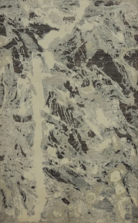 Marble Design Contemporary Abstract Design Rug 5x8