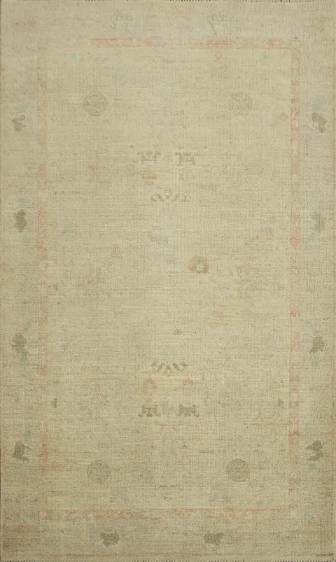 Earth Tones Ziegler Vegetable Dye Runner Rug 3x5