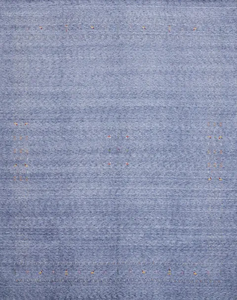 Blue Handmade Gabbeh Square Large Rug 12x12