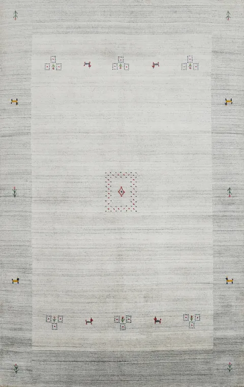 Tribal Gabbeh Oriental Area Rug 6x8