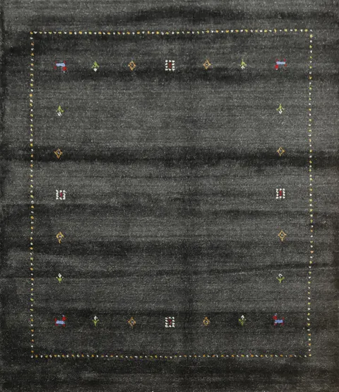 Tribal Gabbeh Handmade Square Rug 5x5
