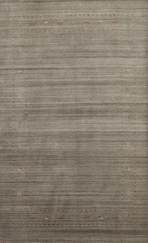 Tribal Gabbeh Handmade Area Rug 5x8