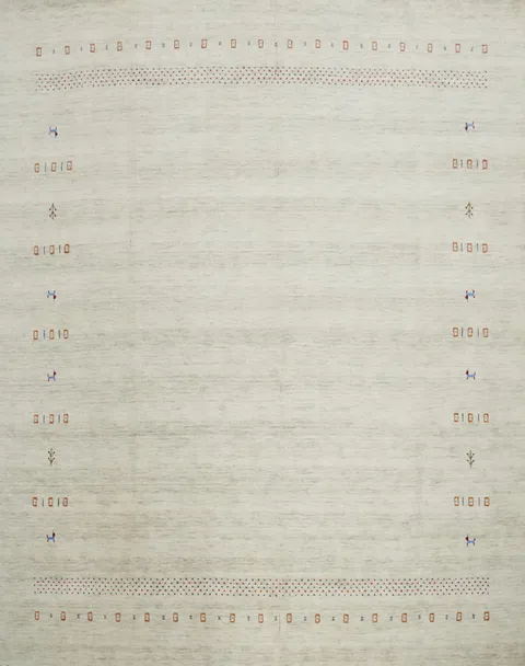 Tribal Gabbeh Square Wool Area Rug 10x10
