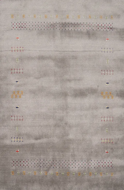 Tribal Wool Gabbeh Handmade Area Rug 6x8