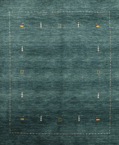 Charming Gabbeh Area Rug 5x5 Offering a Touch of Elegance and Style