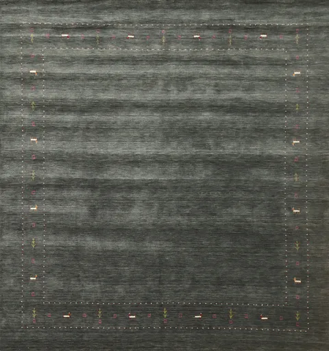 Tribal Wool Gabbeh Square Area Rug 10x10