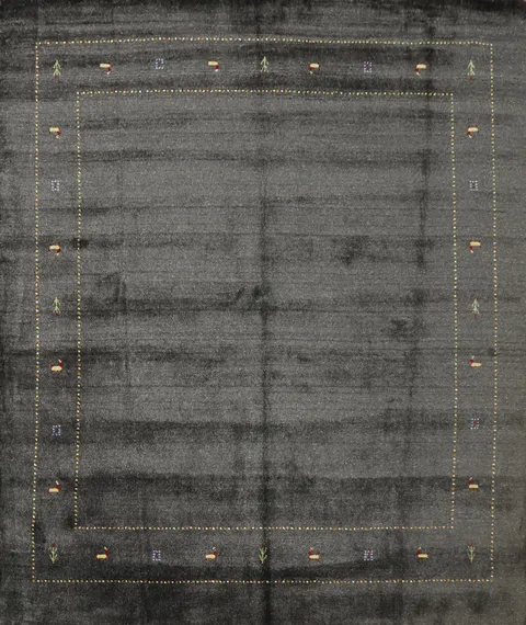 Tribal Gabbeh Square Wool Area Rug 8x8