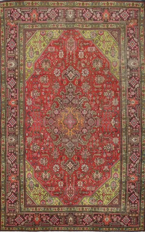 Luxurious Tabriz Persian Elegance for Living Room Area Rug 6x10
