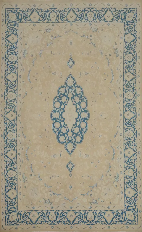 Vegetable Dye Kerman Persian Area Rug 7x10