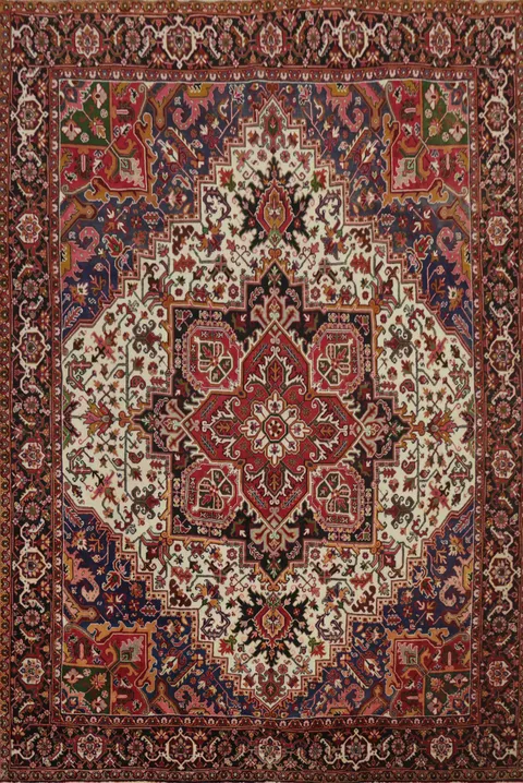 Vegetable Dye Heriz Persian Area Rug 8x12