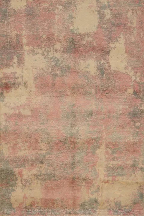 Distressed Look Pastel Abstract Rug 5x7 for a Subtle Elegant Touch