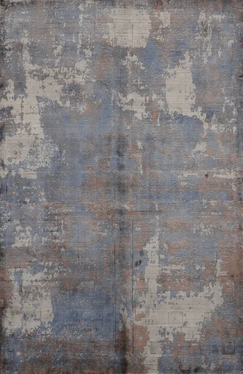 Luxury Distressed Look Abstract Rug 5x7