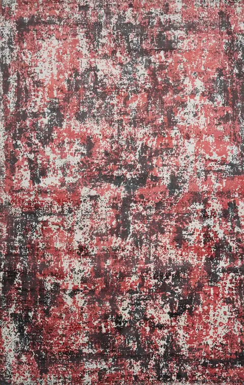 Textured Abstract Living Room Rug 5x8