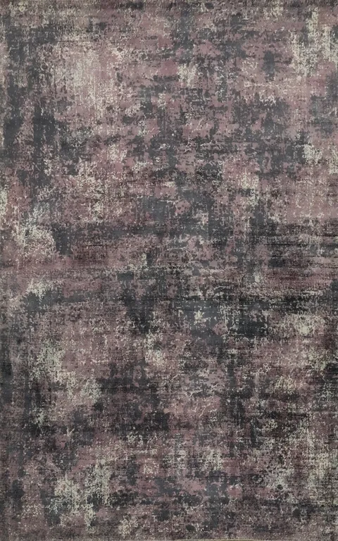 Modern Distressed Look Abstract Area Rug 5x8