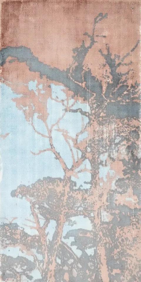 Abstract Nature-Inspired Rug 2x4 for Modern Living Room Decor