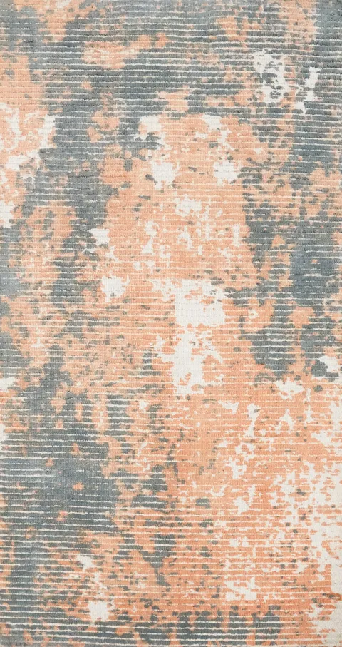 Contemporary Artistry Distressed Look Abstract Rug 2x4