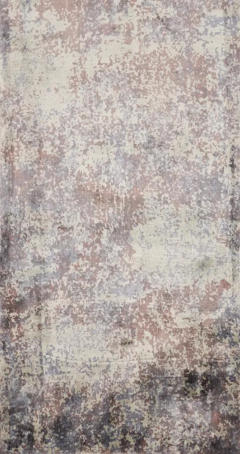Elegant Abstract Rug 3x5 with Subtle Earthy Tones for Modern Spaces