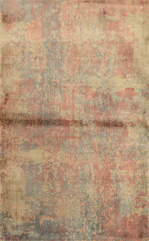 Bohemian Chic Rug 3x5 Featuring Distressed Look Multicolor Patterns