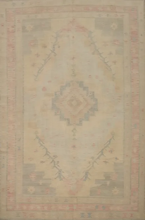Geometric Kilim Flat Weave Area Rug 9x12