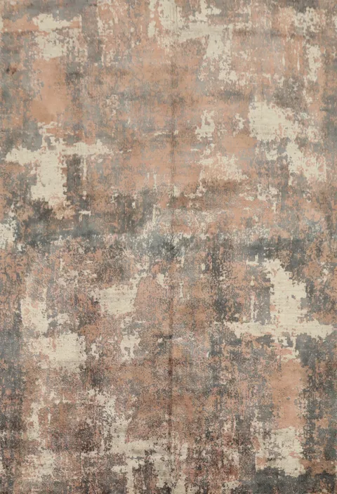 Rustic Textured Area Rug 8x10 with Contemporary Flair