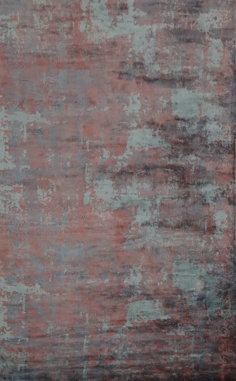 Artistic Rustic Tones Abstract Area Rug 6x10 for Contemporary Spaces