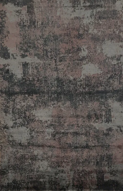 Modern Abstract Area Rug 7x10 with Textured Brushstroke Design