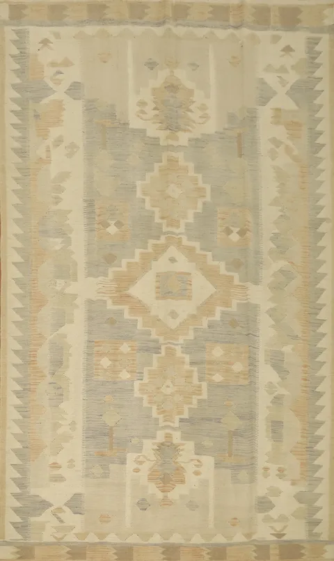 Vegetable Dye Kilim Handwoven Area Rug 6x10