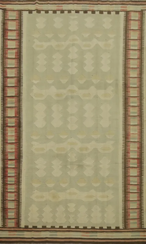 Vegetable Dye Kilim Handwoven Area Rug 6x9