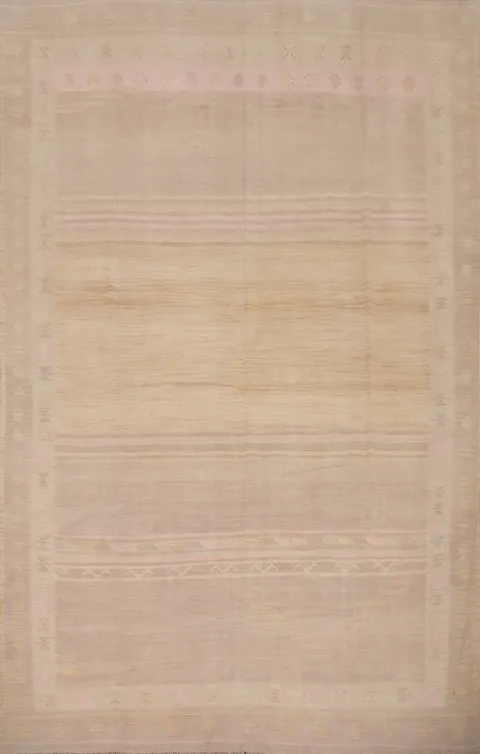 Vegetable Dye Kilim Flat Weave Area Rug 9x12