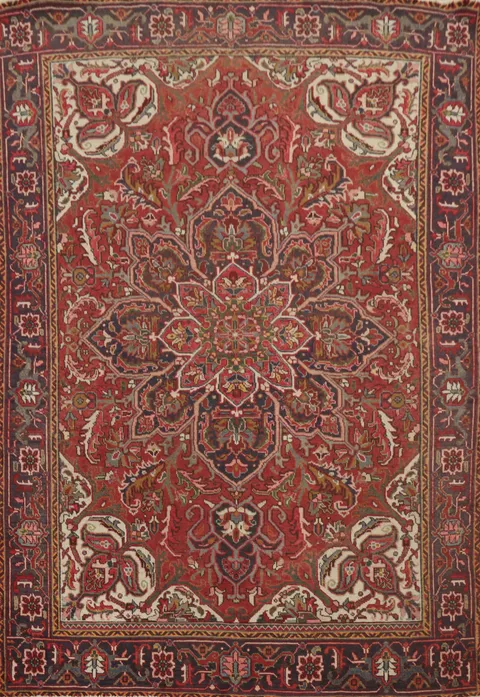 Vegetable Dye Heriz Persian Area Rug 9x11