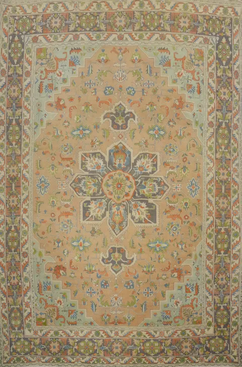 Traditional Wool Tabriz Persian Area Rug 8x11