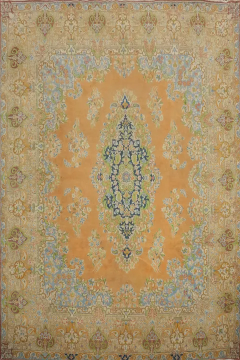 Vegetable Dye Mashad Persian Area Rug 10x12