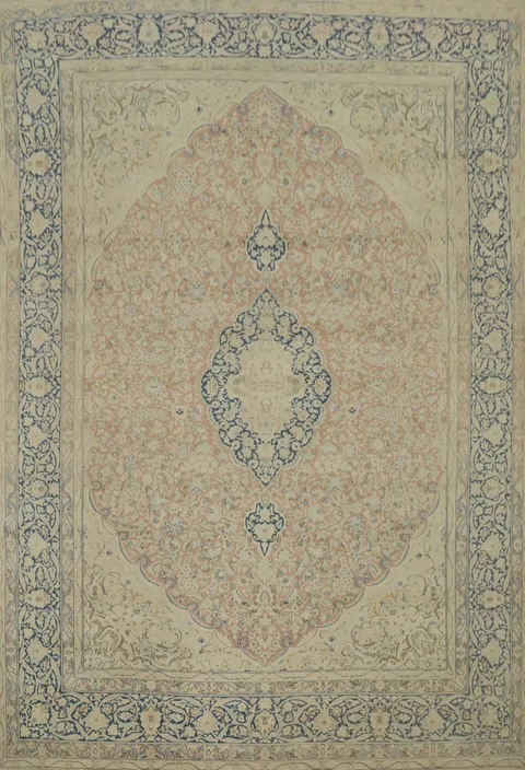 Vegetable Dye Kerman Persian Area Rug 10x13