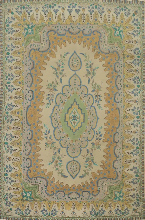 Handmade Floral Tabriz Persian Area Rug 8x12