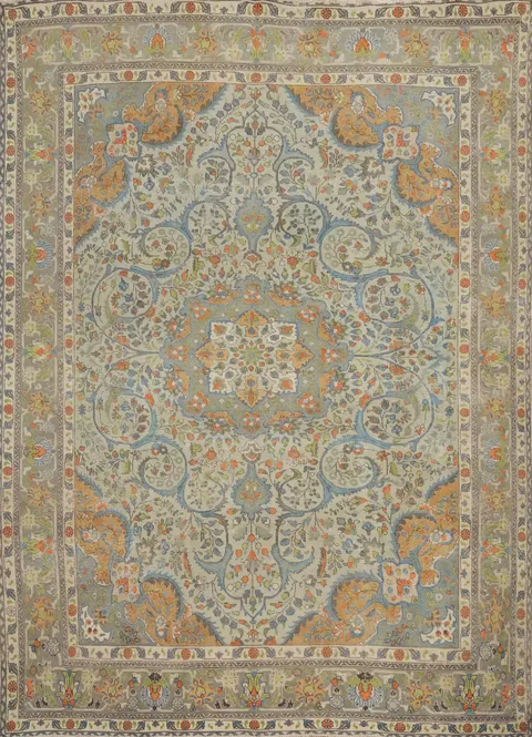 Handmade Floral Tabriz Persian Area Rug 10x12