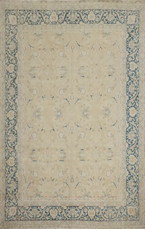 Vegetable Dye Kerman Persian Area Rug 10x13