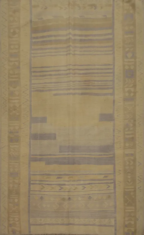 Vegetable Dye Kilim Handwoven Area Rug 6x9