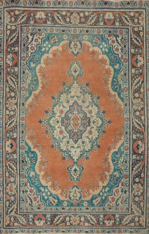 Traditional Wool Tabriz Persian Rug 5x6
