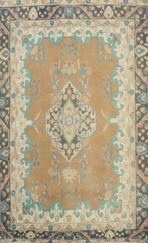 Traditional Wool Tabriz Persian Rug 4x7
