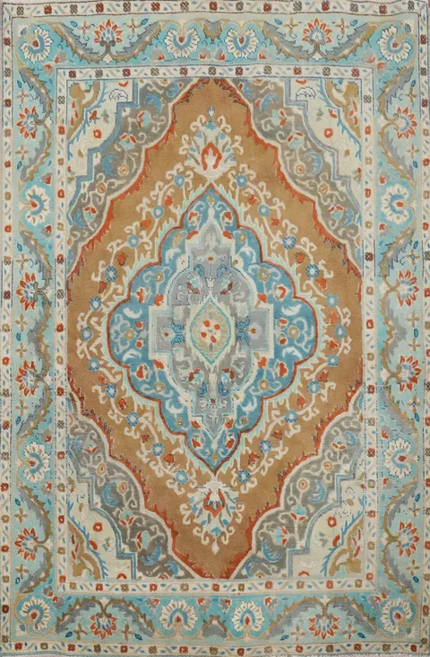 Traditional Wool Tabriz Persian Rug 5x6