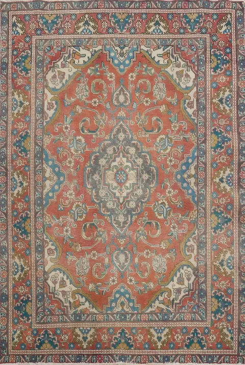 Traditional Tabriz Persian Rug 5x6