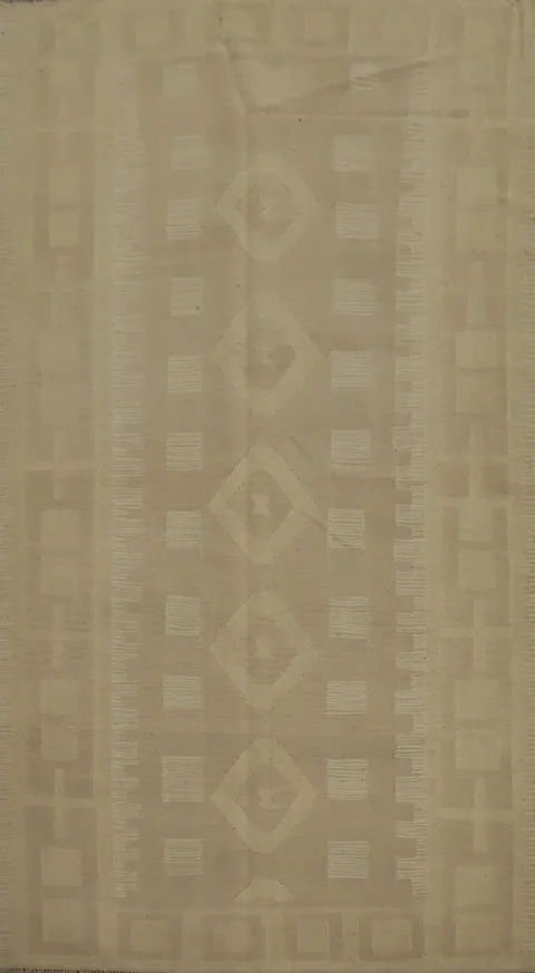 Geometric Kilim Vegetable Dye Area Rug 5x8